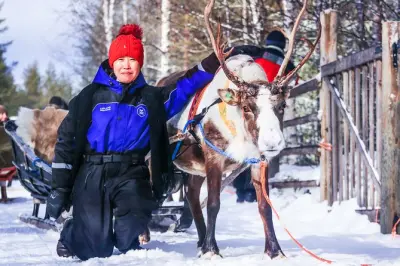 Snowmobile Safari to Reindeer Farm: Saariselkä