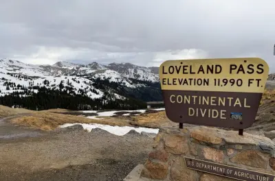 Continental Divide Scenic Tour Frisco: Loveland Pass 11,990 ft