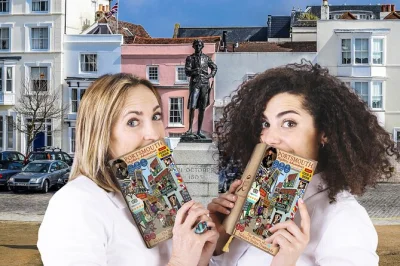 Explora las calles de portsmouth con una búsqueda del tesoro interactiva, resuelve el misterio del diamante de nelson, visita tabernas históricas y disfruta de un descuento local—reserva cuando qu