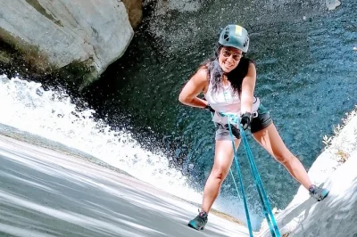 Explore los cahorros in monachil—hanging bridges, canyon hikes, caves, and rappelling. private transport, gear, snacks, and picnic included.