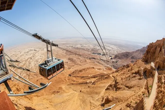 Masada et mer Morte : Téléphérique, forteresse et bain minéral