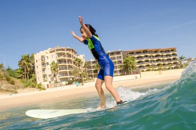 Learn to surf in sayulita with a 90-minute beginner lesson. small group, all gear, snacks & drinks included. perfect for first-timers & non-swimmers.