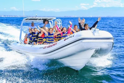 Vive la emoción en puerto vallarta: deslízate en tirolesa sobre la selva y el río, nada en pozas naturales, prueba tequila y disfruta un almuerzo incluido. traslado en lancha o camioneta por la sel