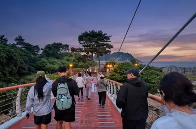 Jeju Salghang-gil Nachtwanderung mit lokalem Guide