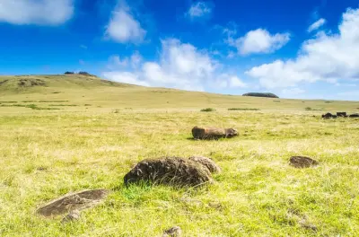 Poike Peninsula hike on Easter Island: Rarely visited archaeology