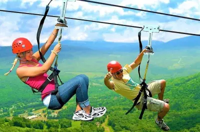 Ziplining in Punta Cana: 8 lines over mountains and waterfalls