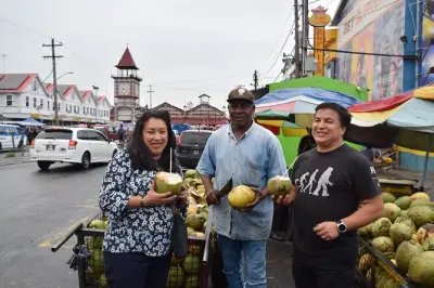 Georgetown en escale : Lamantins, marchés et digues maritimes
