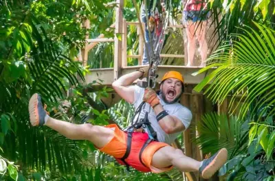 Zipline ab Caye Caulker: Altun Ha, Höhlen-Tubing & Canopy