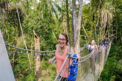Canopy bridge walk at Lekki Conservation Centre, Lagos