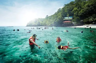 Snorkeling em Kota Kinabalu: Ilha Mantanani com almoço