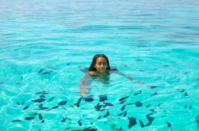 Mnemba Atoll Schnorcheln mit Delfinen, Schildkröten und Sonne