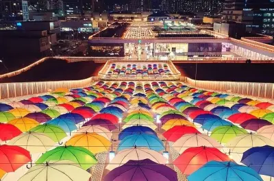 Incheon de nuit : Sites de Songdo et lumières privées