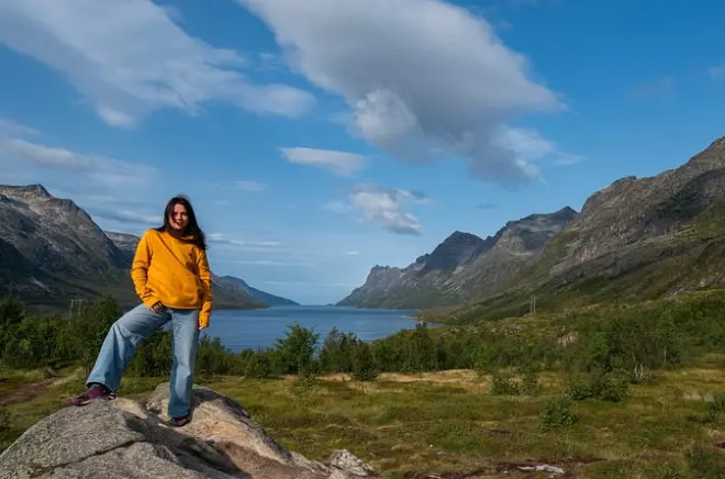 Sommarøy fjord depuis Tromsø : Plages arctiques et montagnes