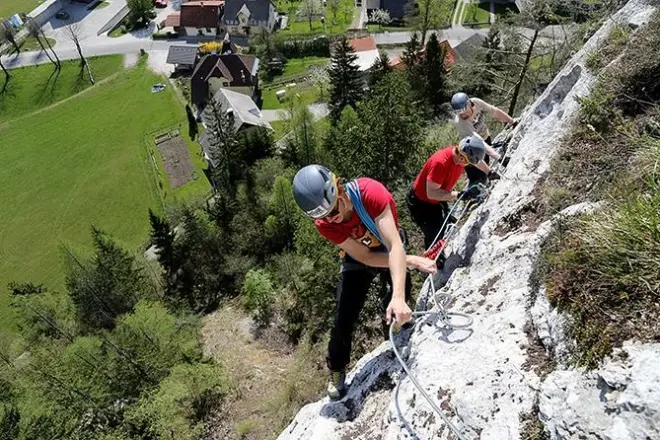 Via Ferrata Mojstrana: Zwei Kletterrouten bei Kranjska Gora