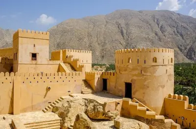 Forte di Nakhal e sorgente termale da Muscat: Fortezza di 350 anni