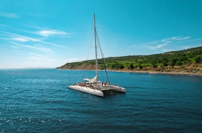 Croisière en catamaran Nessebar Sozopol : Déjeuner et baignade