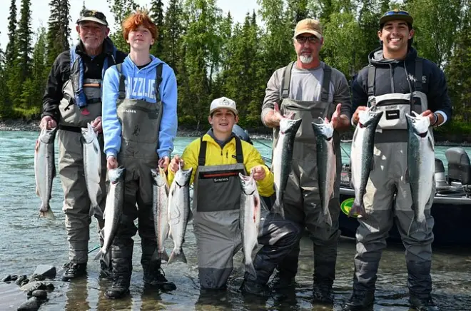 Pêche guidée sur la rivière Kenai avec tout le matériel inclus
