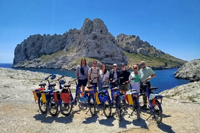 Escursione da porto a Marsiglia: E-bike alle Calanques