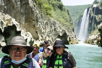 Row to tamul waterfall, swim in turquoise rivers, and explore xilitla’s surreal gardens with a local guide. includes breakfast and all safety gear. book now.