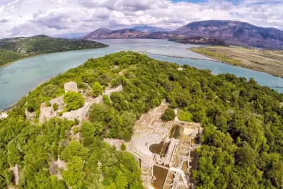 Butrint Nationalpark: Römisches Theater & byzantinische Ruinen