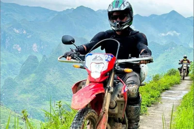 Ride from da lat to nha trang on a guided motorbike tour. taste local coffee, visit waterfalls & villages, includes hotel pickup & protective gear. book now.