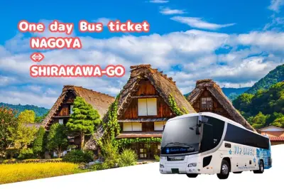 Bus diretto da Nagoya a Shirakawa-go: Tour case gassho-zukuri