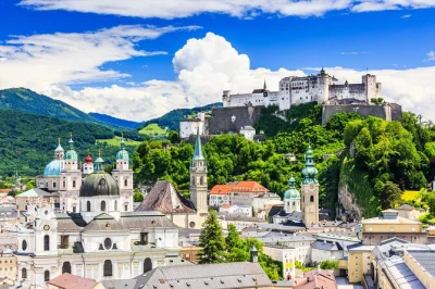 Ride the funicular up to hohensalzburg fortress, skip the lines, and explore salzburg’s old town with a local guide. includes pickup & tickets.