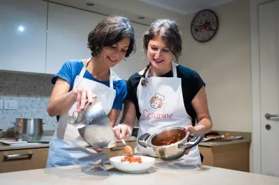 Atelier pâtes et tiramisu à Foligno avec une Cesarina