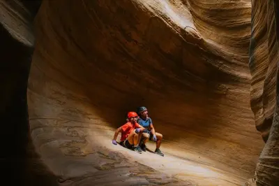Dunham Slot Canyon rappel: 3 descidas, final de 26 metros