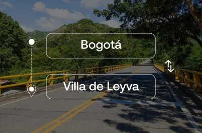 Transfert privé sécurisé de Bogotá à Villa de Leyva