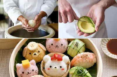 Sushi-Kurs in einer lokalen Brennerei: Charakterdesigns