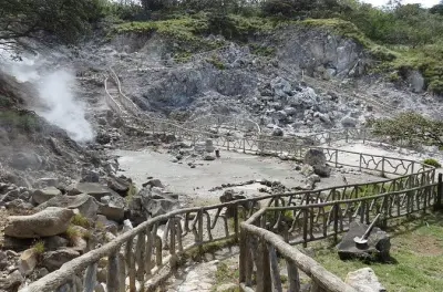 Horseback riding from Santa Cruz: Hot springs and waterfalls