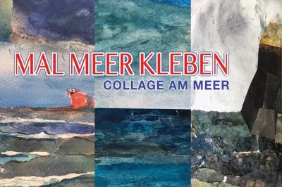 Taller de pintura y collage en la playa de Tazacorte