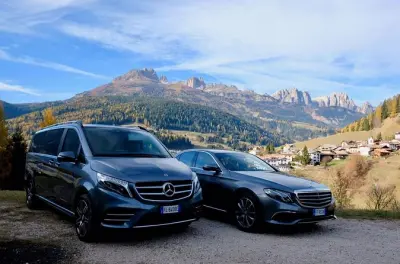 Transfert privé Cortina d'Ampezzo Venise : Voiture de luxe Mercedes