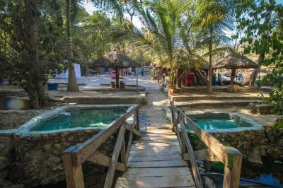 Soak in mineral hot springs near guadalajara, enjoy a homemade bbq, and unwind with a massage. includes pickup, local guide vicente, and tequila tasting.