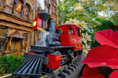 Holiday Train Show NYC: Modelleisenbahnen im Gewächshaus