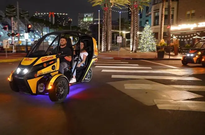 San Diego Holiday Lights GoCar Tour: Selbstgeführte Fahrt