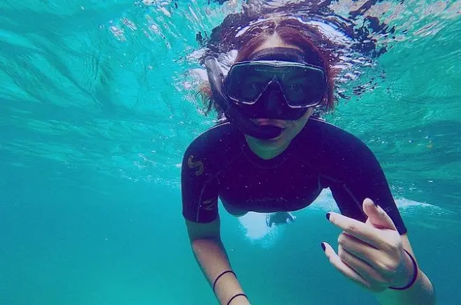 Snorkeling à l'île Pinzón et Playa la Fe depuis Santa Cruz