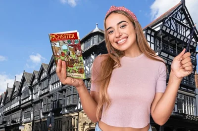 Recorre las calles antiguas de chester con un juego de escape al aire libre, resuelve pistas sobre la desaparecida legión romana ix y descubre tabernas ocultas. incluye cuadernillo de actividades.