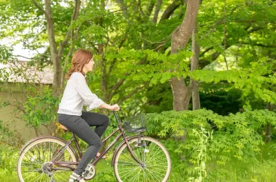 Tour de bicicleta em Karuizawa: Banho de floresta em rotas planas
