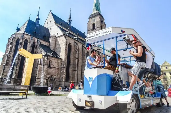 Beer bike a Pilsen: Pedala e bevi Pilsner Premium
