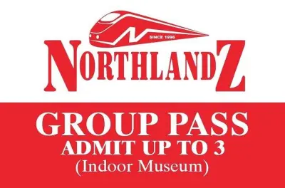 Northlandz Eintritt für drei zur größten Modelleisenbahn der Welt