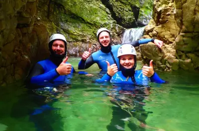 Canyoning am Bleder See: Private Kleingruppen-Tour
