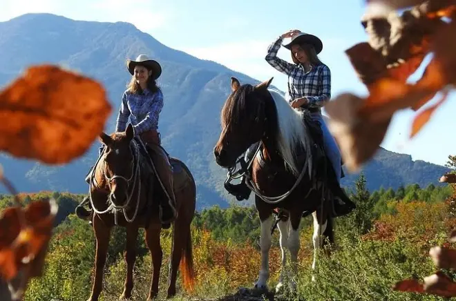 Horseback riding on Monte Gaggio: Intermediate mountain trails
