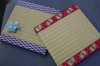 Corso di realizzazione di tatami a Saitama: Mini tatami fatti a mano