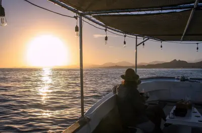 San Jose del Cabo Weinverkostung bei Sonnenuntergang privat