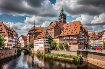Traslado privado de Nuremberg a Frankfurt com paradas para passeios