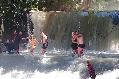 Swim at ys falls and boat to pelican bar on this private tour from negril. includes air-conditioned transport, local guide, and flexible pickup. book now.