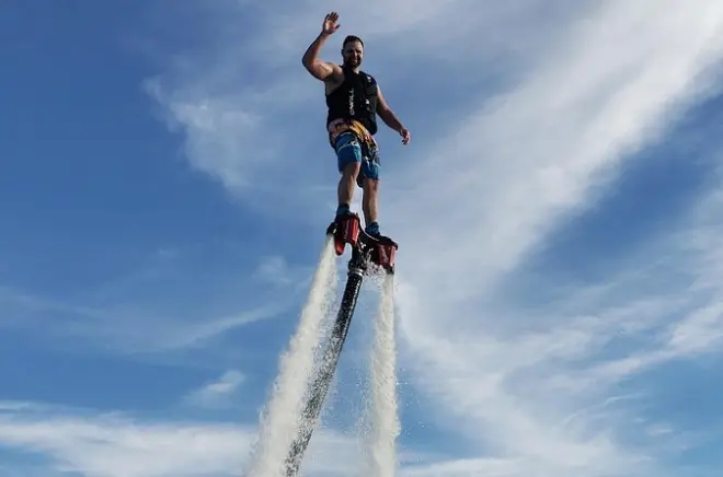 Flyboarding in Florida: Einzelcoaching auf privater Insel