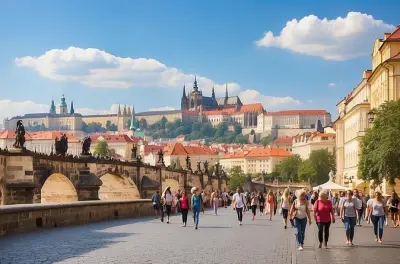 Munich to Prague Private Transfer Door-to-Door English Driver